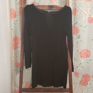 Little black sweater dress
